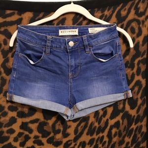 Cuffed Jean Shorts